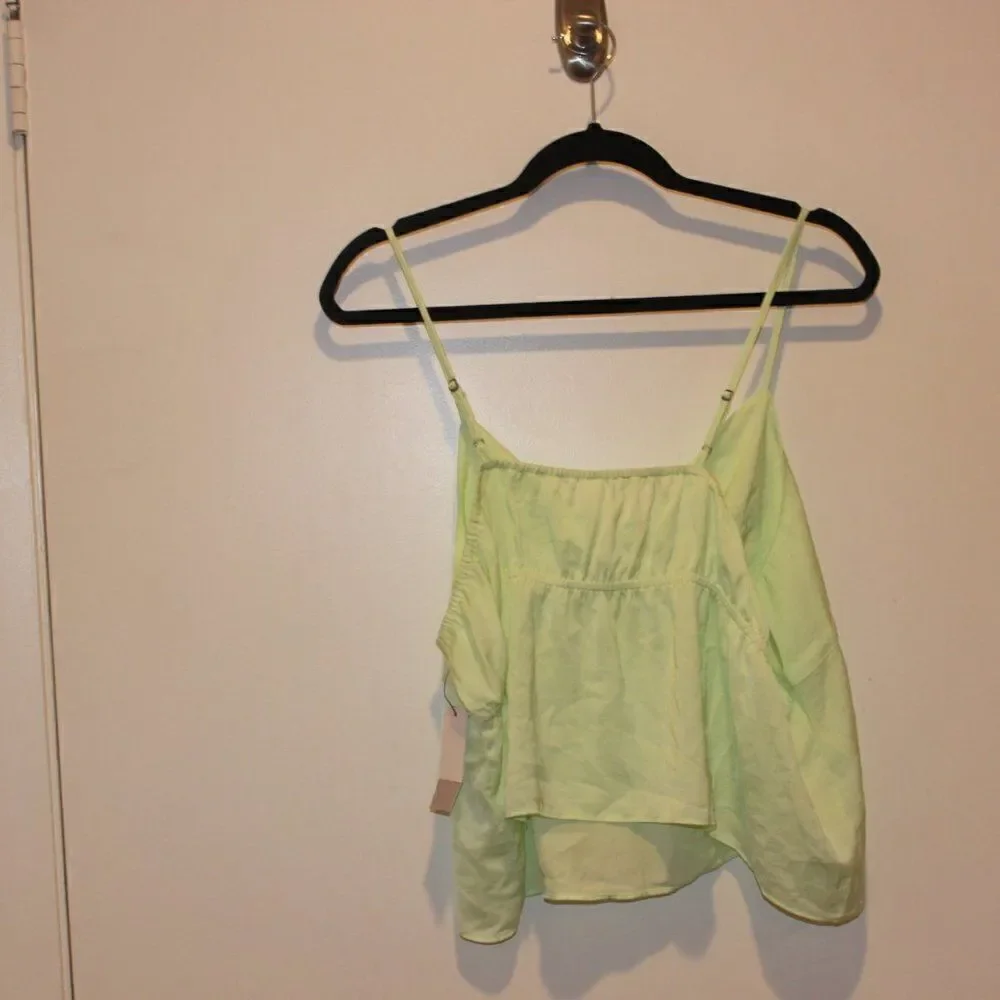 NEW BP. Green Sleeveless Strappy Crop Camisoles Tops Women's Size 1X - Picture 6 of 10